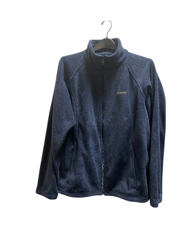 Jacket Fleece By Columbia In Navy, Size: 1x Collared Jacket Crew Neck Jacket Turtle Neck Jacket Jacket Fleece By Columbia In Navy, Size: 1x Collared Jacket Crew Neck Jacket Turtle Neck Jacket