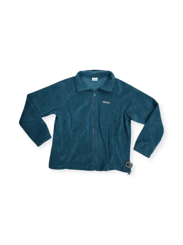 Jacket Fleece By Columbia In Teal, Size: 2x V-Neck Jacket Boat Neck Jacket Square Neck Jacket Jacket Fleece By Columbia In Teal, Size: 2x V-Neck Jacket Boat Neck Jacket Square Neck Jacket