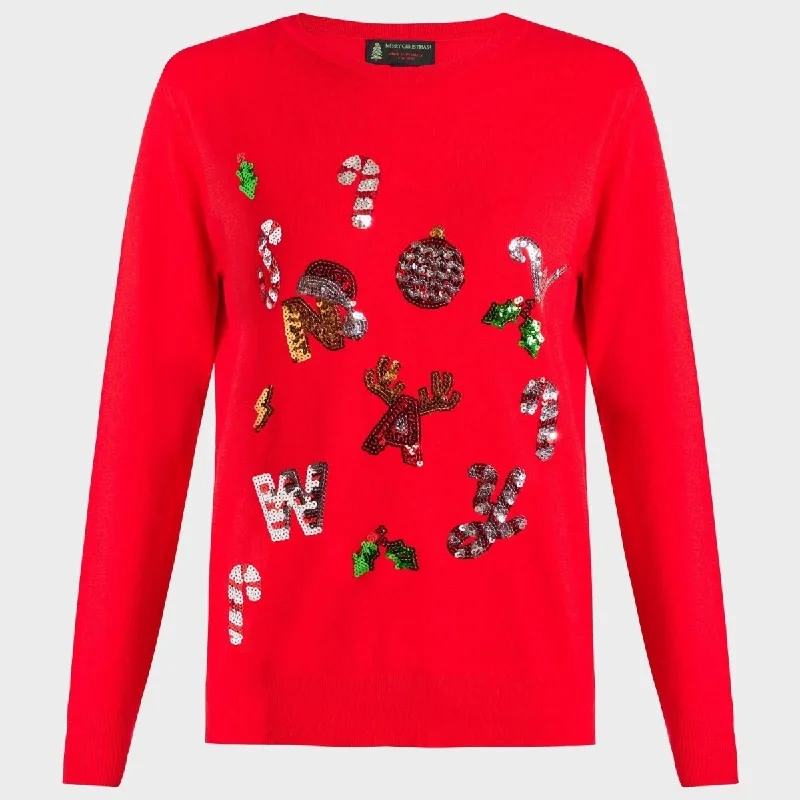 Ladies Snow Day Christmas Jumper