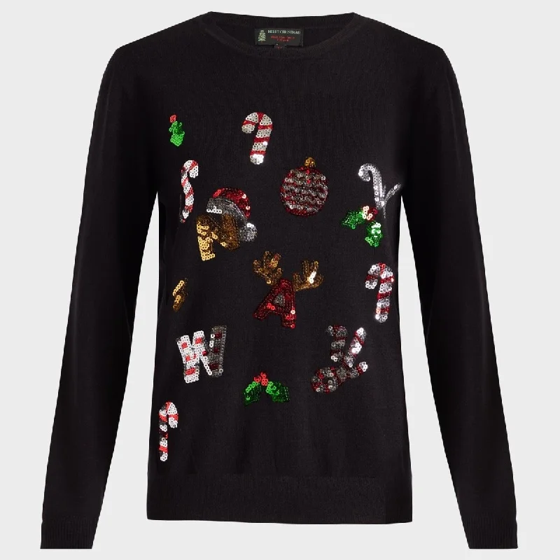 Ladies Snow Way Christmas Jumper