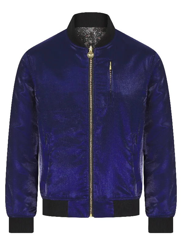 Soot and Ty Midnight Navy Fil Lumiere Reversible Classic Bomber Jacket Faux Fur Jacket Real Fur Jacket Shearling Jacket Soot and Ty Midnight Navy Fil Lumiere Reversible Classic Bomber Jacket Faux Fur Jacket Real Fur Jacket Shearling Jacket