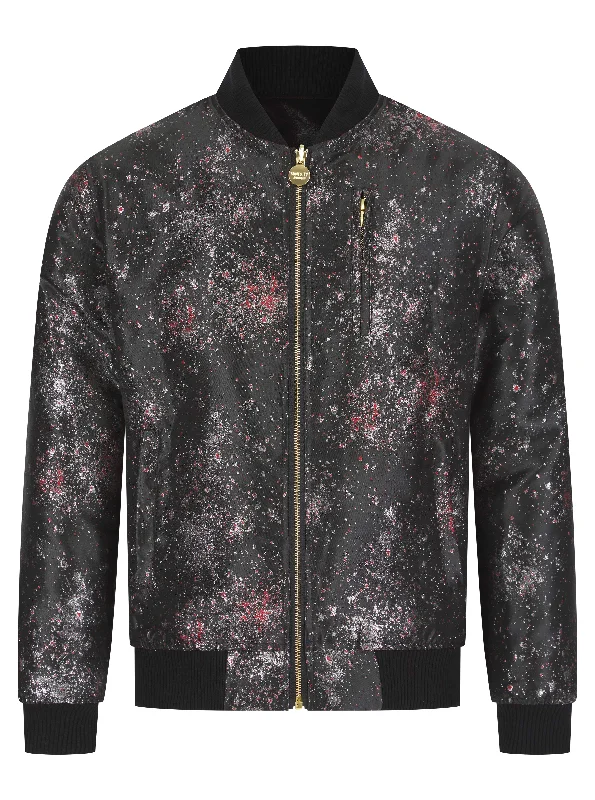 Soot and Ty Moonlit Night Fil Lumiere Reversible Classic Bomber Jacket Tailored Jacket Straight Jacket A-Line Jacket Soot and Ty Moonlit Night Fil Lumiere Reversible Classic Bomber Jacket Tailored Jacket Straight Jacket A-Line Jacket
