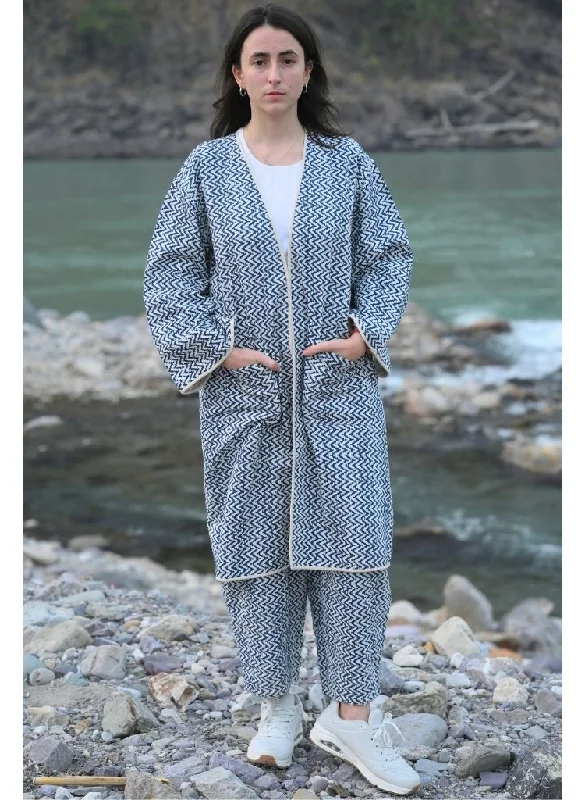 Neelima Jacket Zippered Front Buttoned Front Snap Front