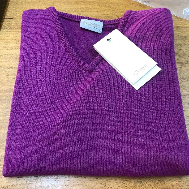 ⭐️new⭐️ Ladies Glenbrae V neck lambswool jumper