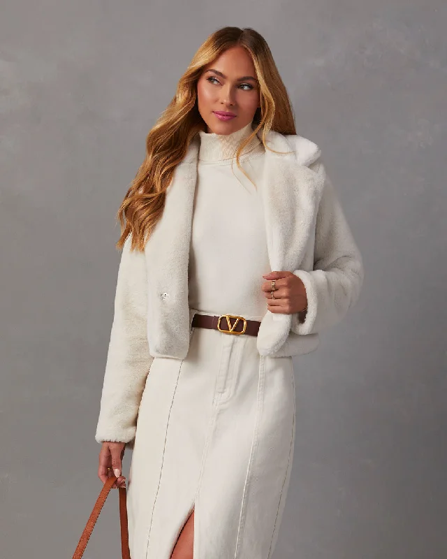 Orion Faux Fur Jacket Jacket Blazer Coat