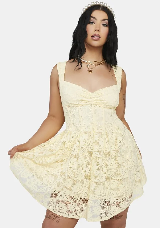 Plus August Mini Dress Comfortable Ruffle Mini Dress