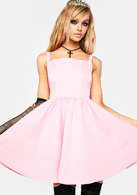 Pretty Fairy Sweet Mini Dress Stylish Spaghetti Strap Mini Dress