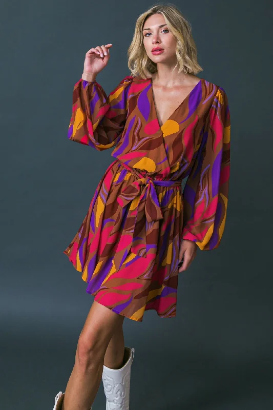 SHOW YOU OFF WOVEN MINI DRESS Stylish Button-Down Mini Dress