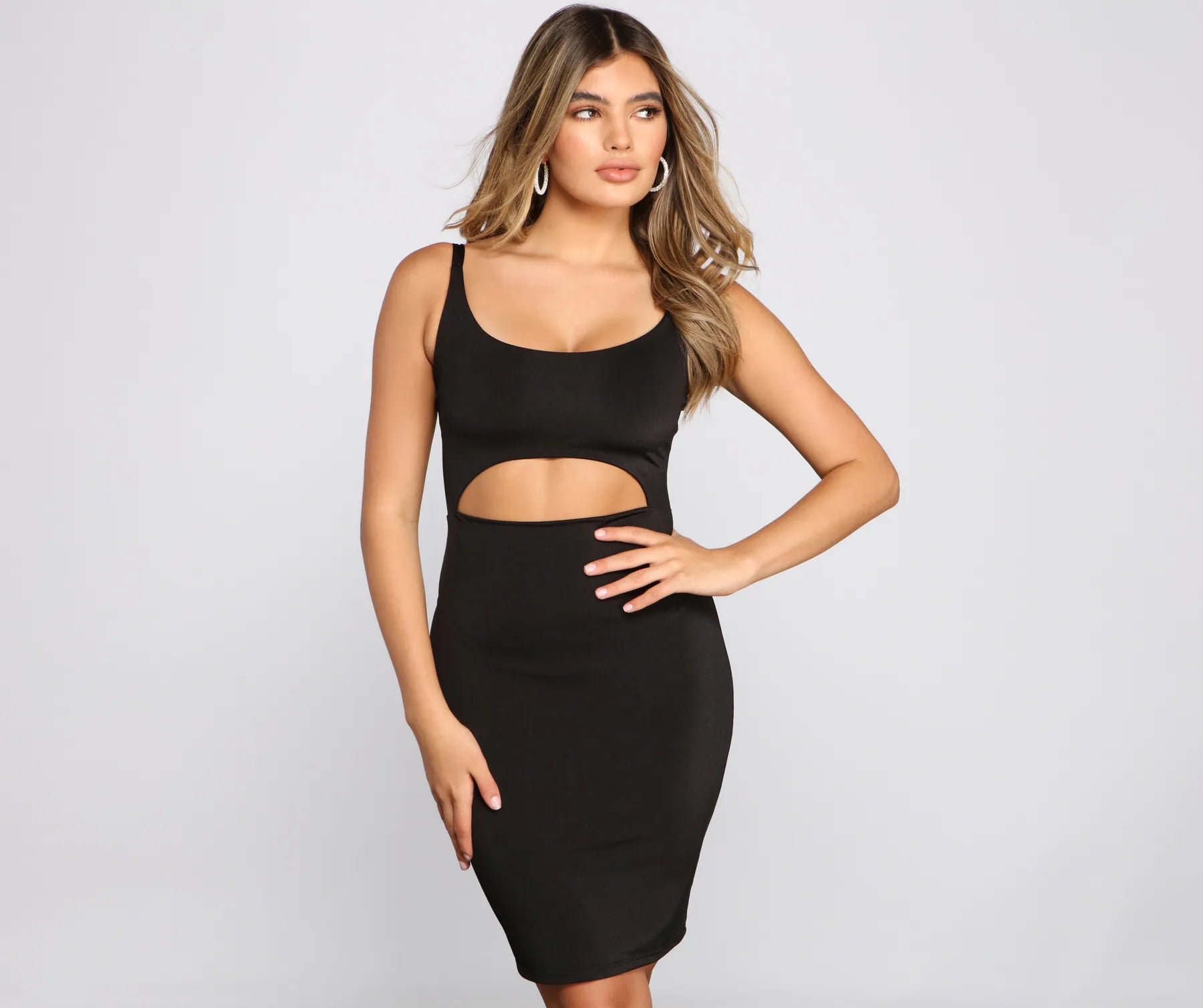 Sleek In Satin Sleeveless Mini Dress Stylish Spaghetti Strap Mini Dress