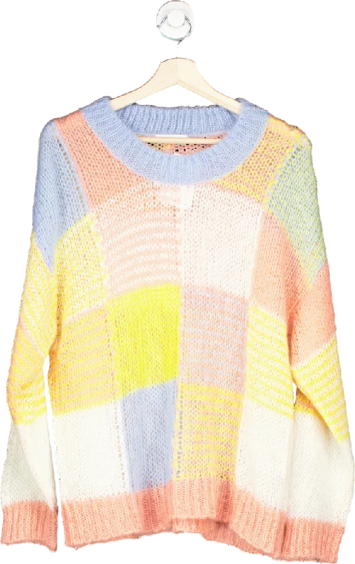 Stine Goya Multicolour Gingham Knitwear Sana Jumper M