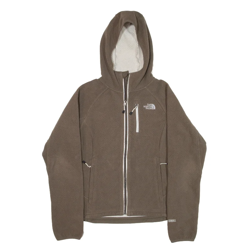 THE NORTH FACE Windwall Fleece Jacket Brown Womens S Rayon Fabric Velvet Fabric Corduroy Fabric THE NORTH FACE Windwall Fleece Jacket Brown Womens S Rayon Fabric Velvet Fabric Corduroy Fabric