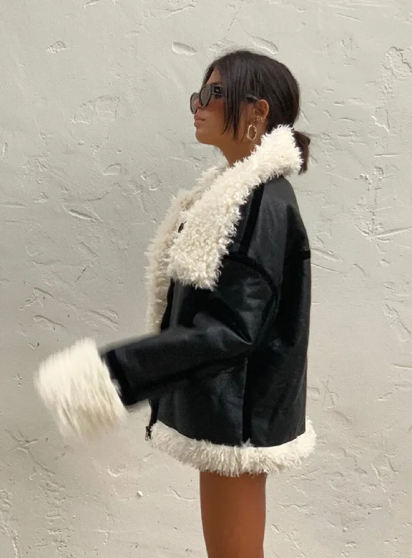 The Phoenix Jacket Faux Fur Jacket Real Fur Jacket Shearling Jacket