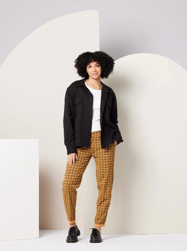 Ziggy Shirt Jacket - Black Rayon Jacket Velvet Jacket Corduroy Jacket