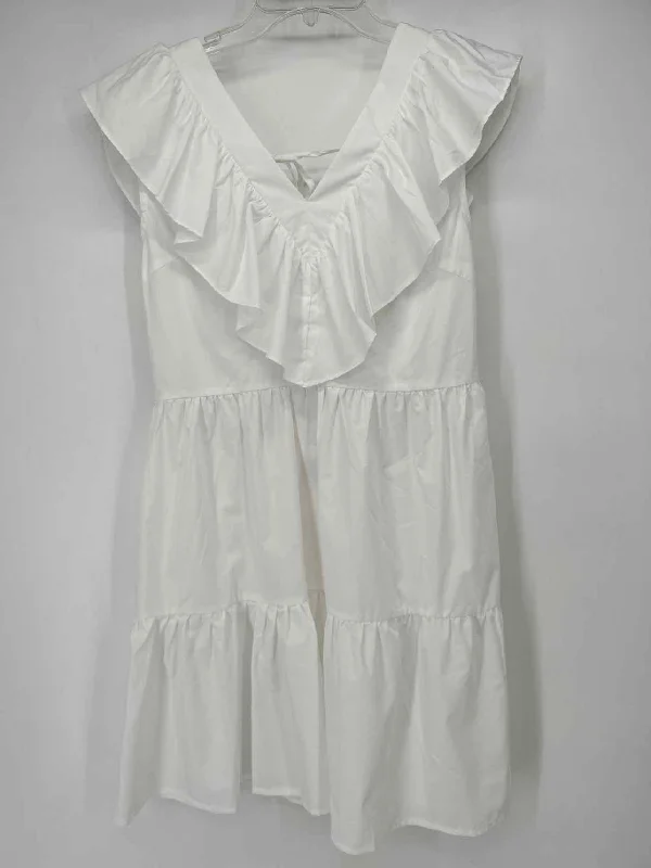 And The Why Size L White NWT Dress