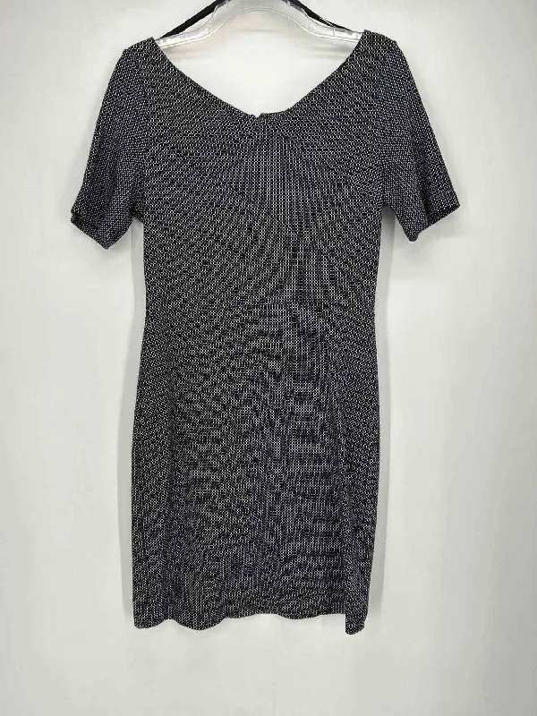 Banana Republic Size 6 Black Print Dress