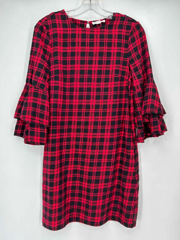 Beach Lunch Lounge Size XS Red Plaid Dress