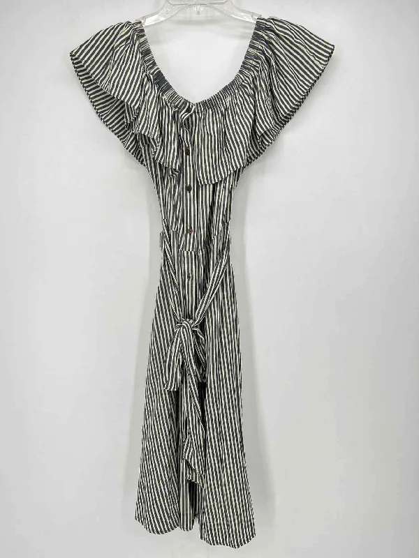 Easel Size S Striped Dress