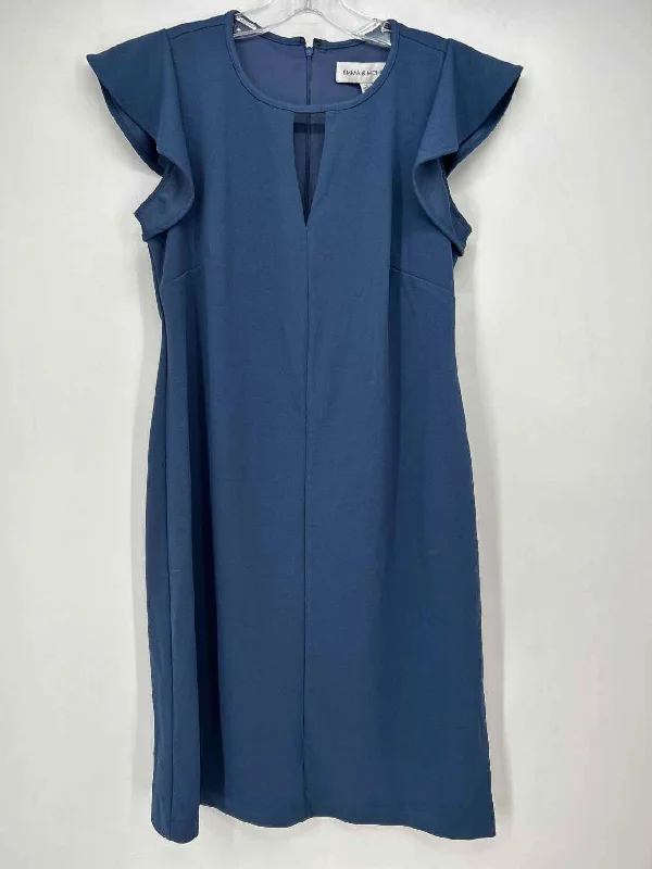 Emma & Michele Size 6 Dusty Blue Dress