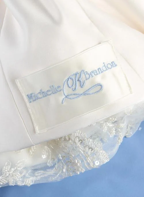 First Names and Single Initial Dress Label