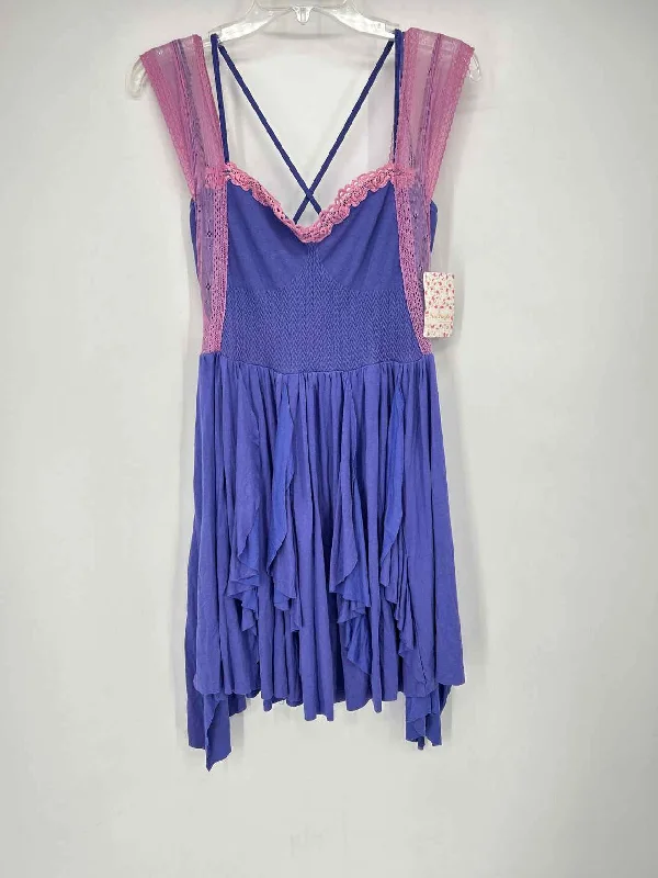 Free People Size L Purple NWT Dress