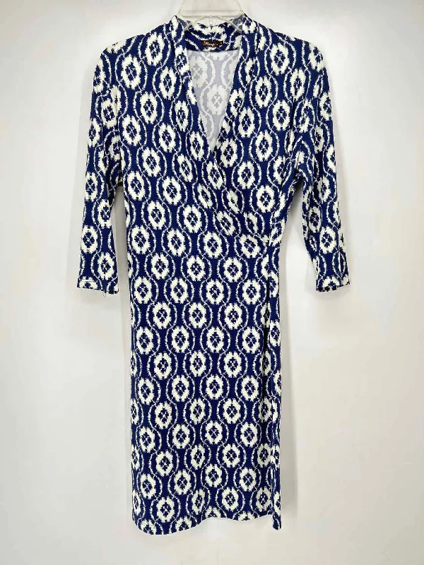 J McLaughlin Size S Navy Print Dress