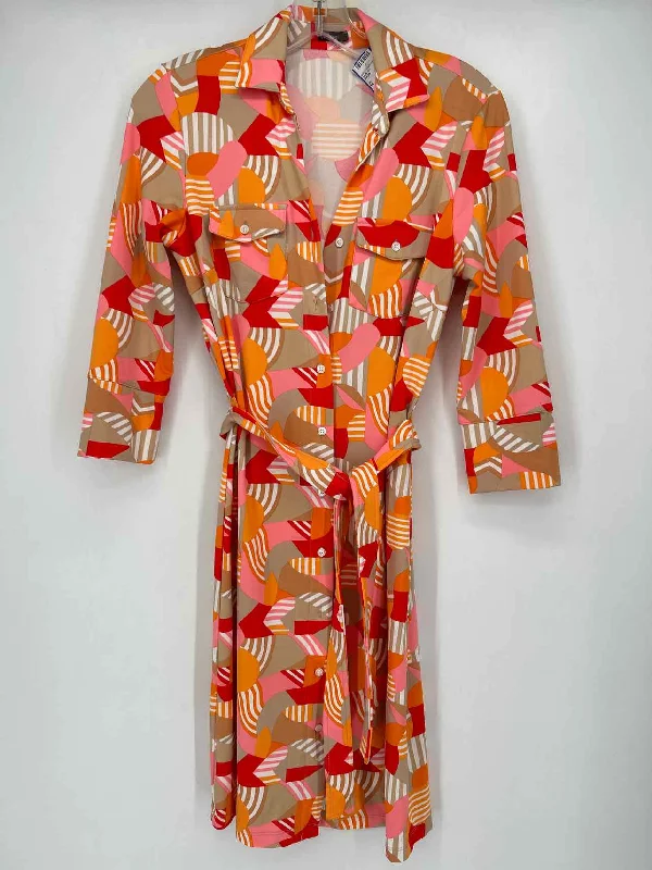 J McLaughlin Size XS Tan Print Dress