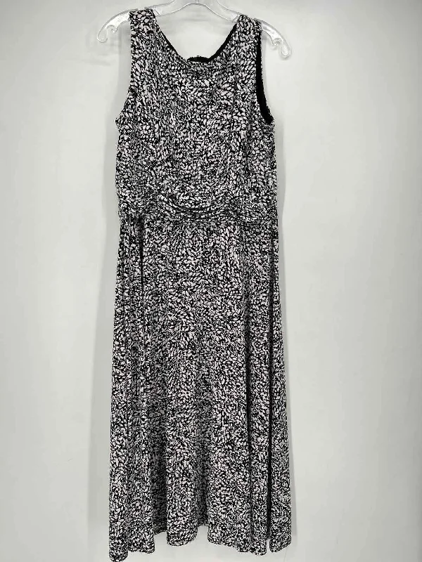 Jessica Howard Size 16 Black Print Dress