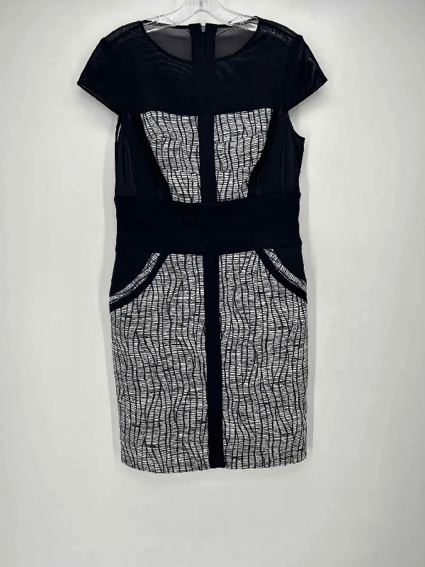 Julia Jordan Size 10 Navy Print Dress