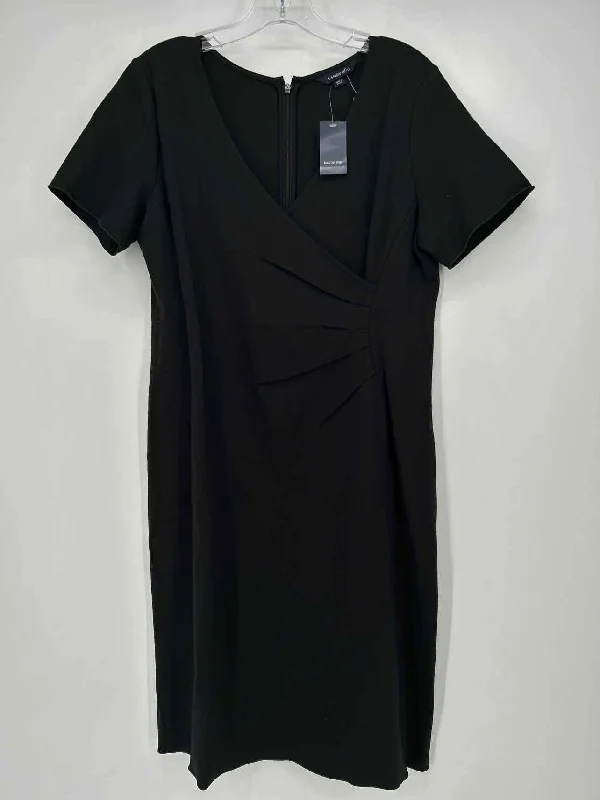 Land's End Size 12P Black NWT Dress