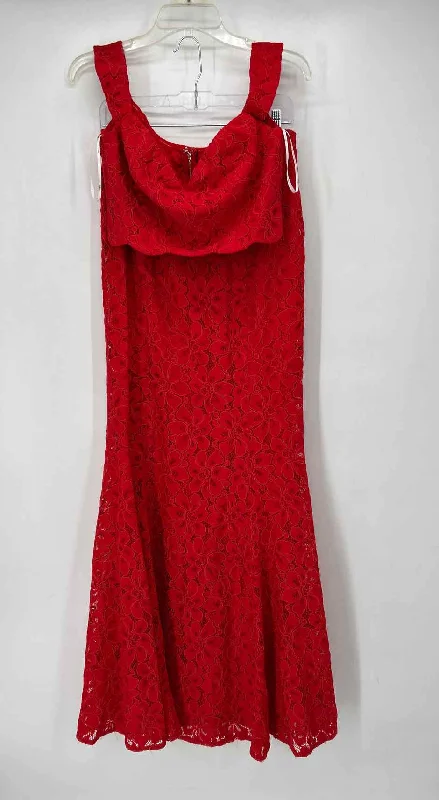 Lulus Size L Candy Red 2 PC Dress