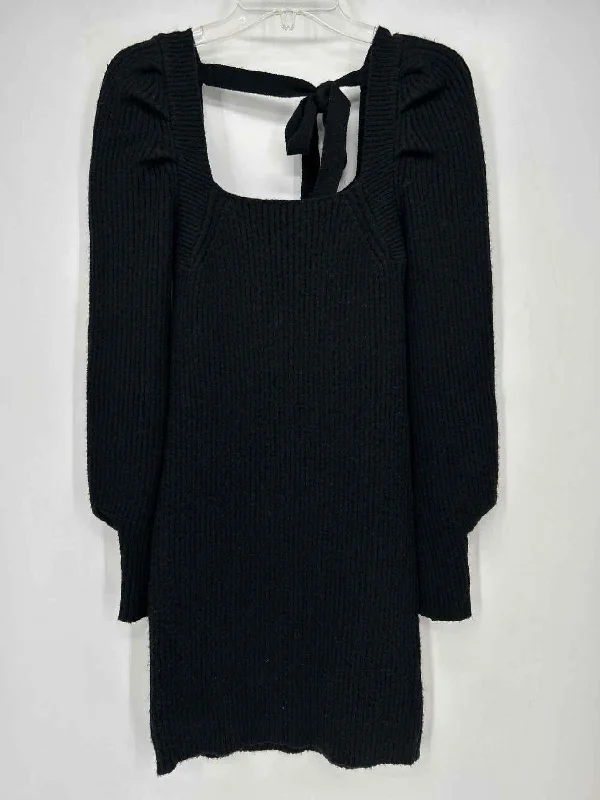 Madison Baker Size M Black Sweater Dress