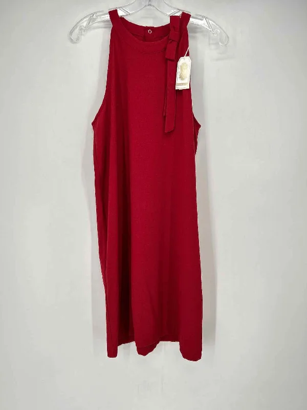Mud Pie Bobbi Bow Size M Cranberry NWT Dress