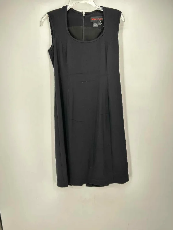 Nina Mclemore Size 4 Black Silk Dress