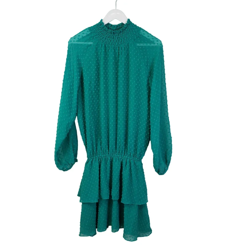 NWT Yumi Kim Class Act Dress in Jewel Emerald Swiss Dot Size Small