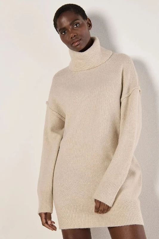 Penny Oversized Roll Neck Sweater Dress