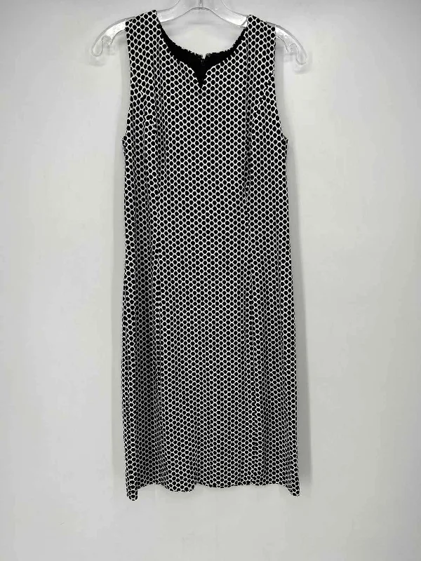 Talbots Size 6 Black Print NWT Dress