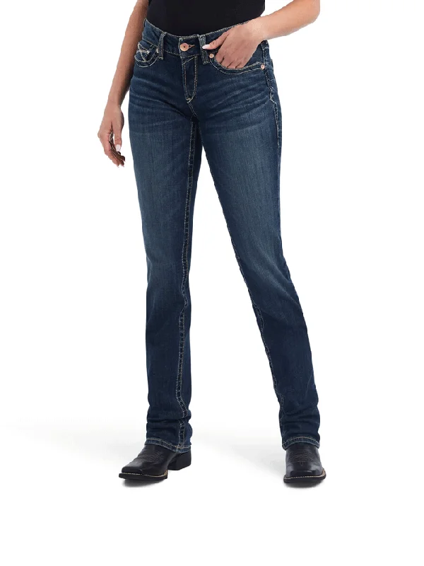 Ariat 10042182 Womens REAL Freesia Straight Jean Pasadena