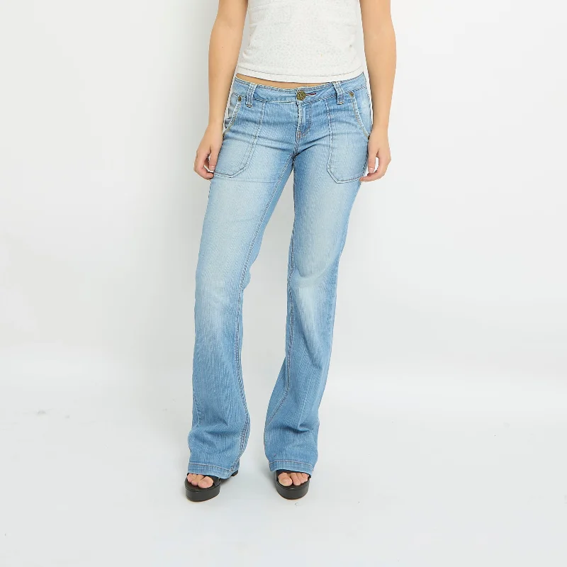 Light Wash Straight Leg-Jeans -UK 10