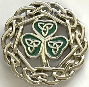 Pant Belt Buckle - Celtic Shamrock