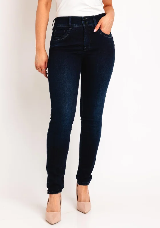 Salsa Secret Push in Skinny Leg Jeans, Dark Denim