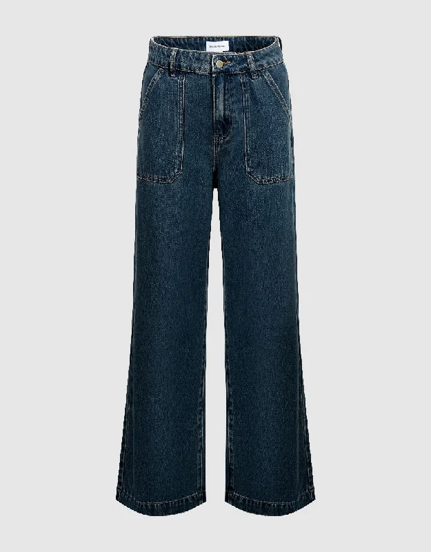 Wide-Leg Jeans