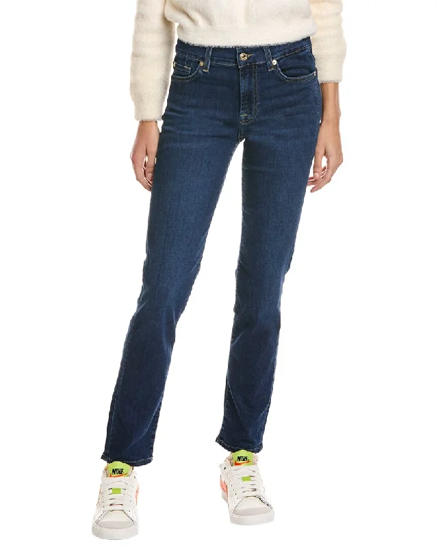 7 For All Mankind Indigo Rinse Skinny Leg Jean Classic Slim Fit Jeans