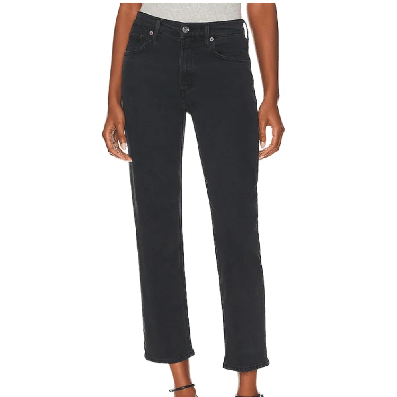 AGOLDE Women's KYE: Mid Rise Straight Crop Jeans, Pepper Fashionable Jeggings Style Jeans AGOLDE Women's KYE: Mid Rise Straight Crop Jeans, Pepper Fashionable Jeggings Style Jeans