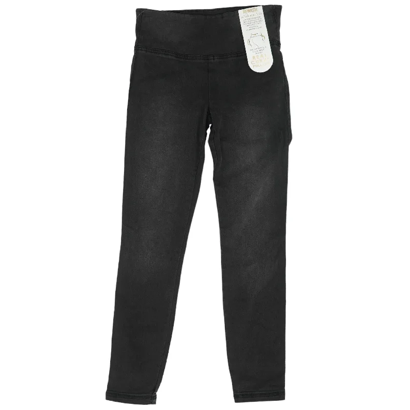 Black Solid High Rise Skinny Leg Jeans Casual Skinny Fit Jeans