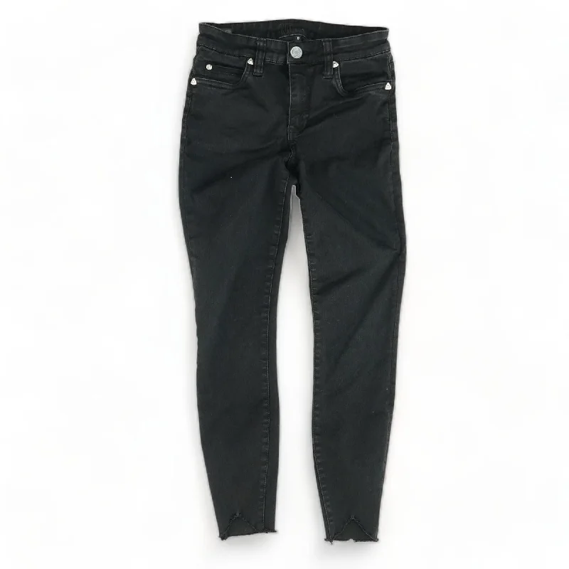 Black Solid Low Rise Skinny Leg Jeans Trendy Skinny Fit Jeans