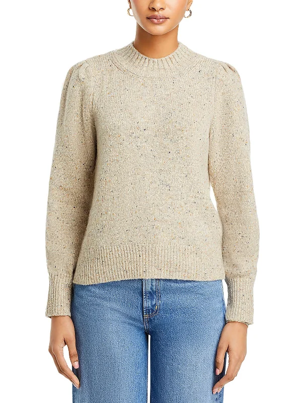 Boone Womens Funnel/Neck Bishop Sleeve Pullover Sweater Zippered Front Buttoned Front Snap Front Boone Womens Funnel/Neck Bishop Sleeve Pullover Sweater Zippered Front Buttoned Front Snap Front