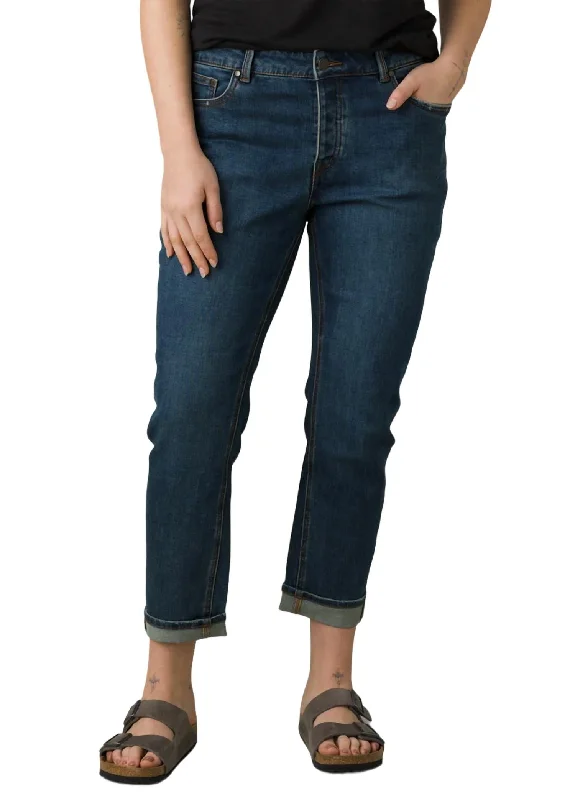 Buxton Jean In True Blue Elegant Tapered Leg Denim