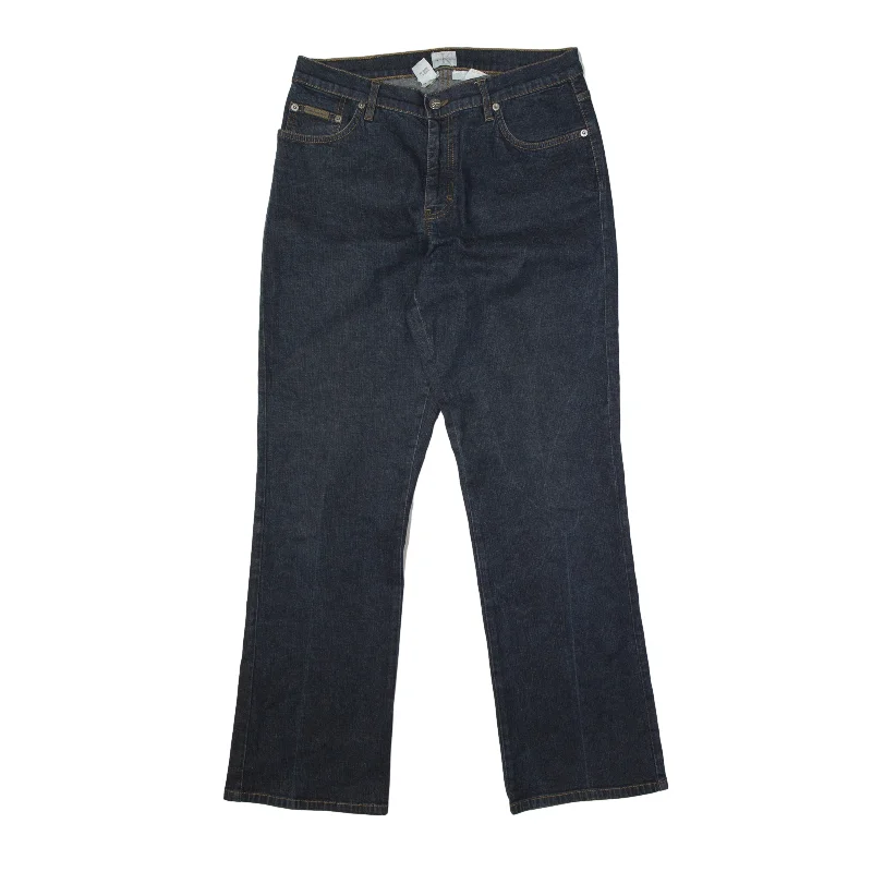 CALVIN KLEIN Jeans Blue Denim Regular Bootcut Womens W32 L30 Fashionable Mom Jeans