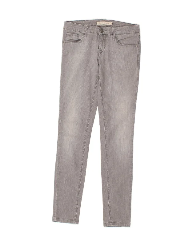 CALVIN KLEIN Womens Skinny Jeans W26 L30  Grey Cotton Fashionable Vintage Wash Jeans