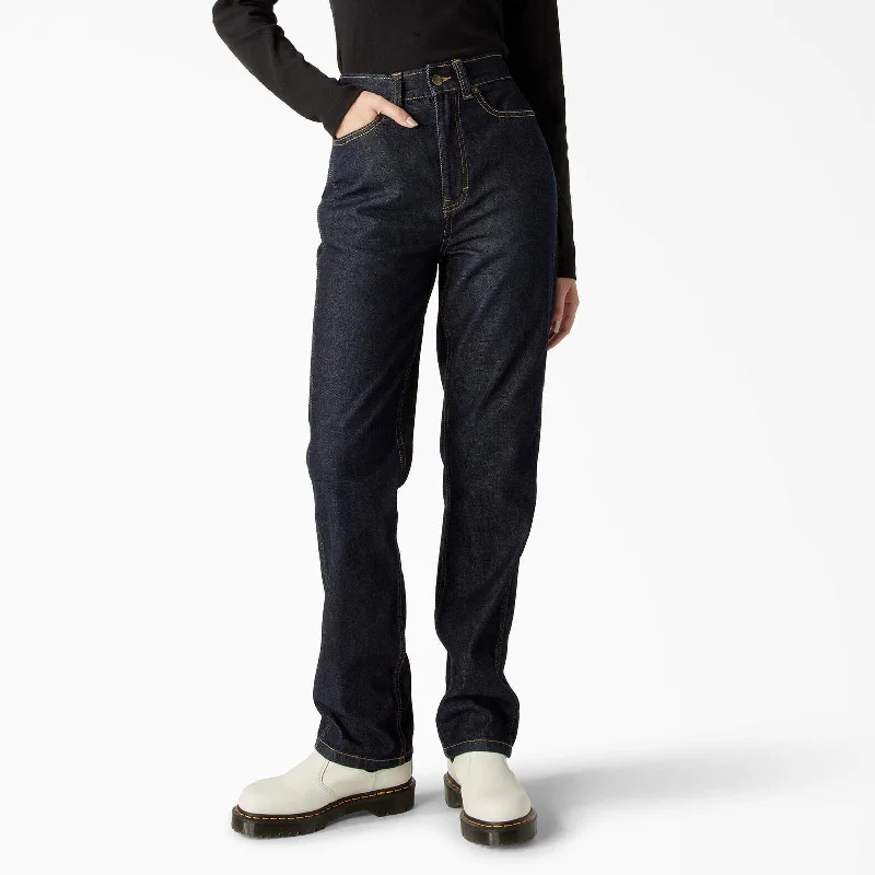 Dickies Women’s Houston Regular Fit Jeans Trendy Vintage Denim Jeans